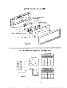 10 - Clock Kit Front & Schematic & Wiring parts for Thermador Oven CMT-19 from AppliancePartsPros.com