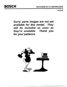 06 - Racks parts for Bosch Dishwasher SHU33A06 UC/14 (FD 8211-) from AppliancePartsPros.com