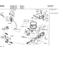 04 - Component Assemblies parts for Bosch Dishwasher SHU43C05 UC/14 (FD 8211-) from AppliancePartsPros.com