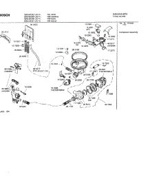 04 - Component Assemblies parts for Bosch Dishwasher SHU43C07 UC/14 (FD 8211-) from AppliancePartsPros.com