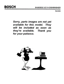 06 - Racks parts for Bosch Dishwasher SHU53E02 UC/14 (FD 8211-) from AppliancePartsPros.com