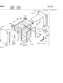 03 - Tank Assembly parts for Bosch Dishwasher SHU66C06 UC/14 (FD 8211-) from AppliancePartsPros.com