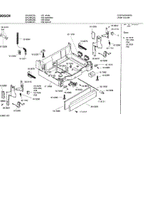 05 - Base parts for Bosch Dishwasher SHU66C06 UC/14 (FD 8211-) from AppliancePartsPros.com