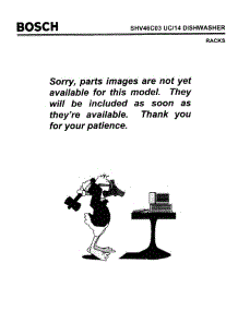 06 - Racks parts for Bosch Dishwasher SHV46C03 UC/14 (FD 8211-) from AppliancePartsPros.com