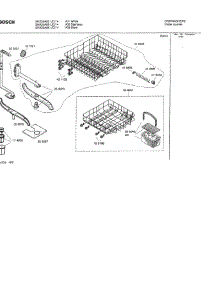 06 - Racks parts for Bosch Dishwasher SHX33A02 UC/14 (FD 8211-) from AppliancePartsPros.com