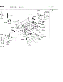 05 - Base parts for Bosch Dishwasher SHX33A05 UC/14 (FD 8211-) from AppliancePartsPros.com