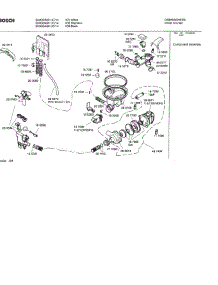 04 - Component Assemblies parts for Bosch Dishwasher SHX33A06 UC/14 (FD 8211-) from AppliancePartsPros.com