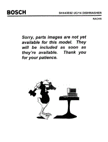 06 - Racks parts for Bosch Dishwasher SHX43E02 UC/14 (FD 8211-) from AppliancePartsPros.com