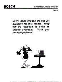 06 - Racks parts for Bosch Dishwasher SHX46A02 UC/14 (FD 8211-) from AppliancePartsPros.com