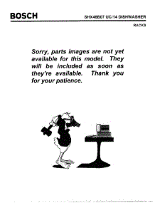 06 - Racks parts for Bosch Dishwasher SHX46B07 UC/14 (FD 8211-) from AppliancePartsPros.com