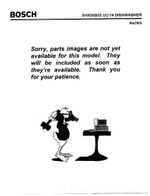 06 - Racks parts for Bosch Dishwasher SHX56B05 UC/14 (FD 8211-) from AppliancePartsPros.com