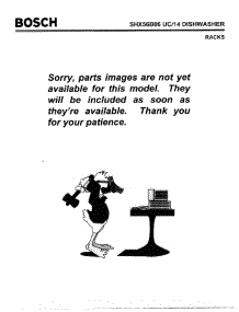 06 - Racks parts for Bosch Dishwasher SHX56B06 UC/14 (FD 8211-) from AppliancePartsPros.com