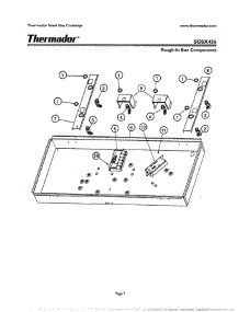06 - Rough-In Box Components parts for Thermador SGSX456ZB from AppliancePartsPros.com