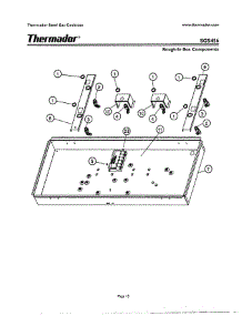 14 - Rough-In Box Components parts for Thermador SGS456ZS from AppliancePartsPros.com