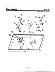 20 - Rough-In Box Components parts for Thermador SGSX365ZB from AppliancePartsPros.com