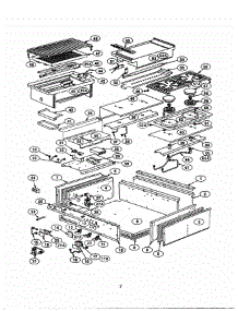 10 - Burner Box parts for Thermador Cooktop PCS366 from AppliancePartsPros.com