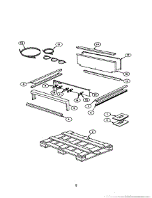 10 - Control Panel parts for Thermador Cooktop PCS484WK from AppliancePartsPros.com