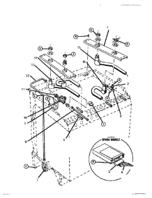 04 - Burner Box Gas parts for Thermador Range GSC30WC from AppliancePartsPros.com