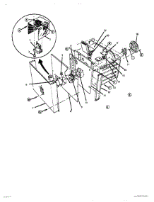 07 - Body - Rear View parts for Thermador Range GSC30WC from AppliancePartsPros.com