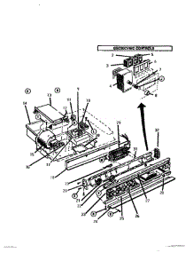03 - Burner Box & Control Panel parts for Thermador Range GSC30WC-01 from AppliancePartsPros.com