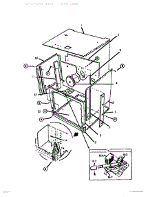 06 - Body Assembly parts for Thermador Range GSC30WC-01 from AppliancePartsPros.com