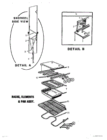 09 - Snorkel, Racks, Elements, Pans parts for Thermador Range GSC30WC-01 from AppliancePartsPros.com