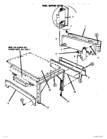 07 - Base & Toeplate parts for Thermador Range ESC30CVB from AppliancePartsPros.com