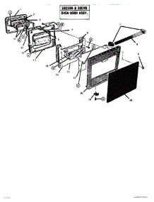 09 - Door Assembly parts for Thermador Range ESC30CVB from AppliancePartsPros.com