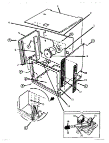 03 - Body - Front View parts for Thermador Range ESC30CVB-01 from AppliancePartsPros.com