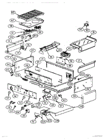 02 - Griddle & Control Panel parts for Thermador Range GCR36-6 from AppliancePartsPros.com