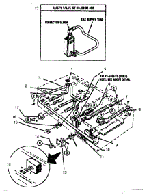 03 - Burner & Gas Controls parts for Thermador Range GCR484GD from AppliancePartsPros.com