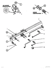 05 - Control Panel Gas parts for Thermador Range GSC30WC1 from AppliancePartsPros.com