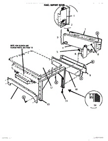 11 - Base & Toeplate parts for Thermador Range GSC30WC1 from AppliancePartsPros.com