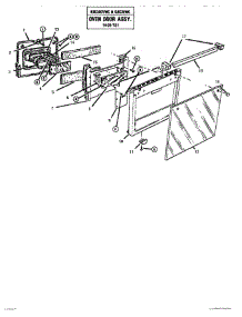 13 - Door Assembly parts for Thermador Range GSC30WC1 from AppliancePartsPros.com