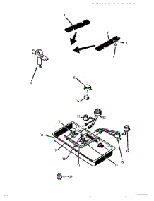02 - Burners parts for Thermador Cooktop GTH36G from AppliancePartsPros.com