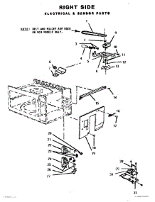 04 - Electrical & Sensor - Right parts for Thermador Range MB245 from AppliancePartsPros.com