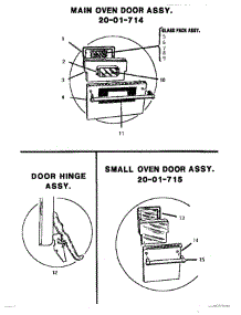 06 - Door Assembly parts for Thermador Range GCR484GD from AppliancePartsPros.com