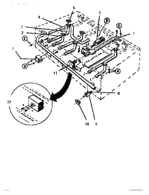 03 - Burner parts for Thermador Range GCR486GD from AppliancePartsPros.com
