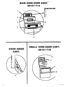 06 - Door Assemblies parts for Thermador Range GCR486GD from AppliancePartsPros.com
