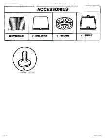 11 - Accessories parts for Thermador Range GCR486GD from AppliancePartsPros.com
