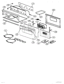 03 - Door & Pans parts for Thermador Range GCRG364GD from AppliancePartsPros.com