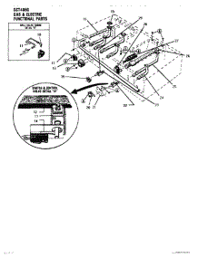 03 - Gas & Electric parts for Thermador Cooktop GCT486G from AppliancePartsPros.com