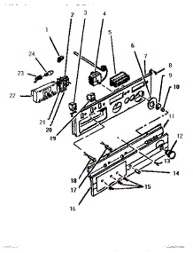 10 - Control Panel parts for Thermador Range MB245 from AppliancePartsPros.com