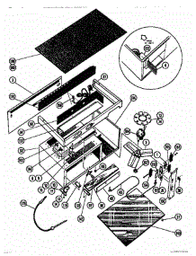 02 - Body parts for Thermador Microwave MC15 from AppliancePartsPros.com