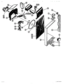 03 - Frame parts for Thermador Microwave MC15 from AppliancePartsPros.com