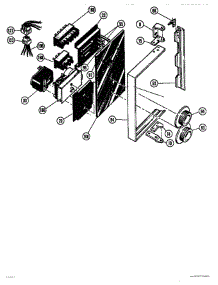 03 - Control Panel Door parts for Thermador Microwave MC19 from AppliancePartsPros.com