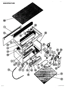 02 - Frame parts for Thermador Microwave MC25 from AppliancePartsPros.com