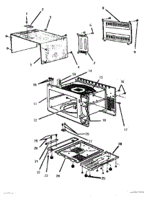 02 - Cover, Panels, Base parts for Thermador Range MCB265 from AppliancePartsPros.com