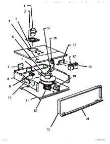 11 - Back Panel parts for Thermador Range MCB265 from AppliancePartsPros.com
