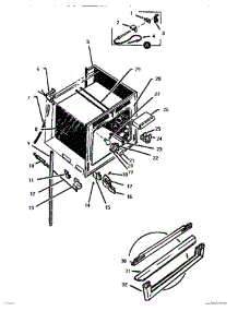 13 - Self Cleaning Oven parts for Thermador Range MCB265 from AppliancePartsPros.com